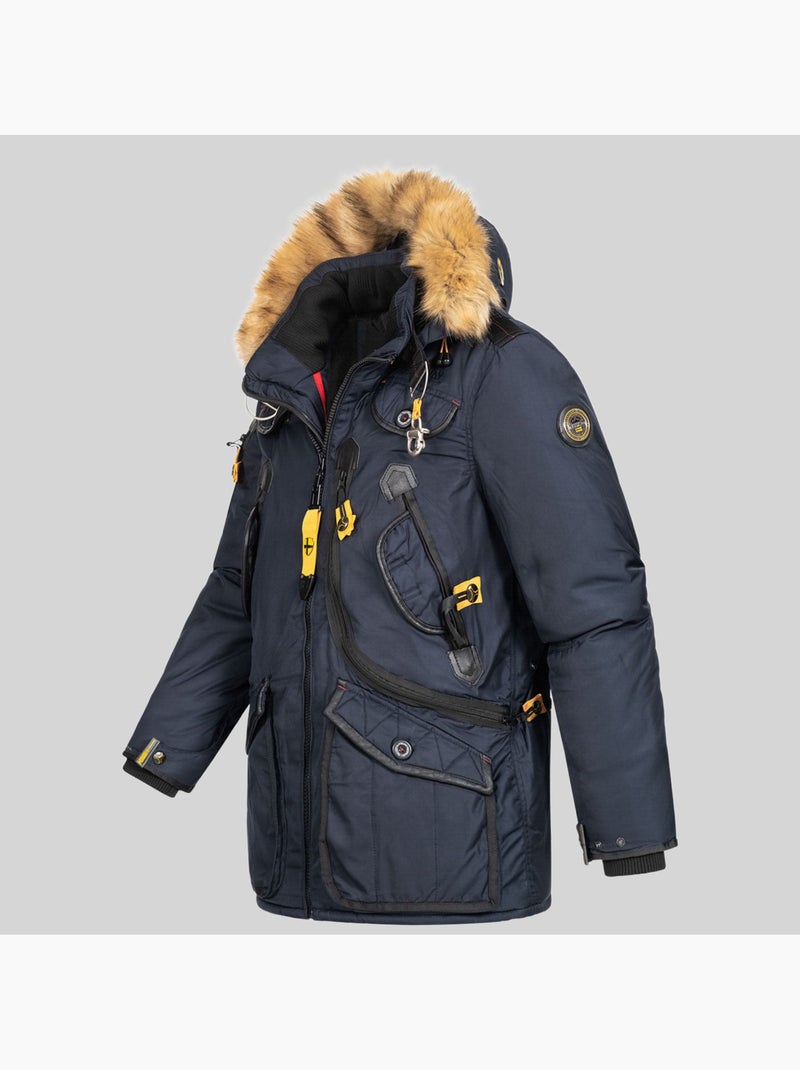 Parka com capuz agaros – geographical norway Azul-marinho - Kiabi
