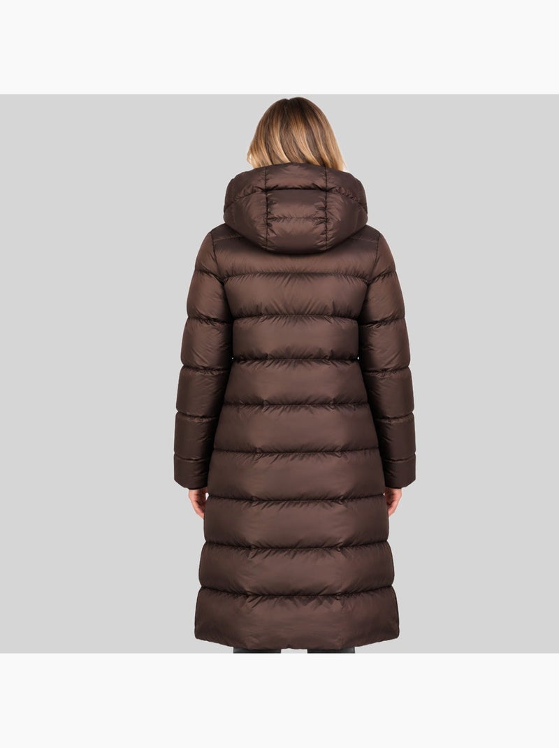 Parka com capuz agathe – geographical norway Castanho-escuro - Kiabi