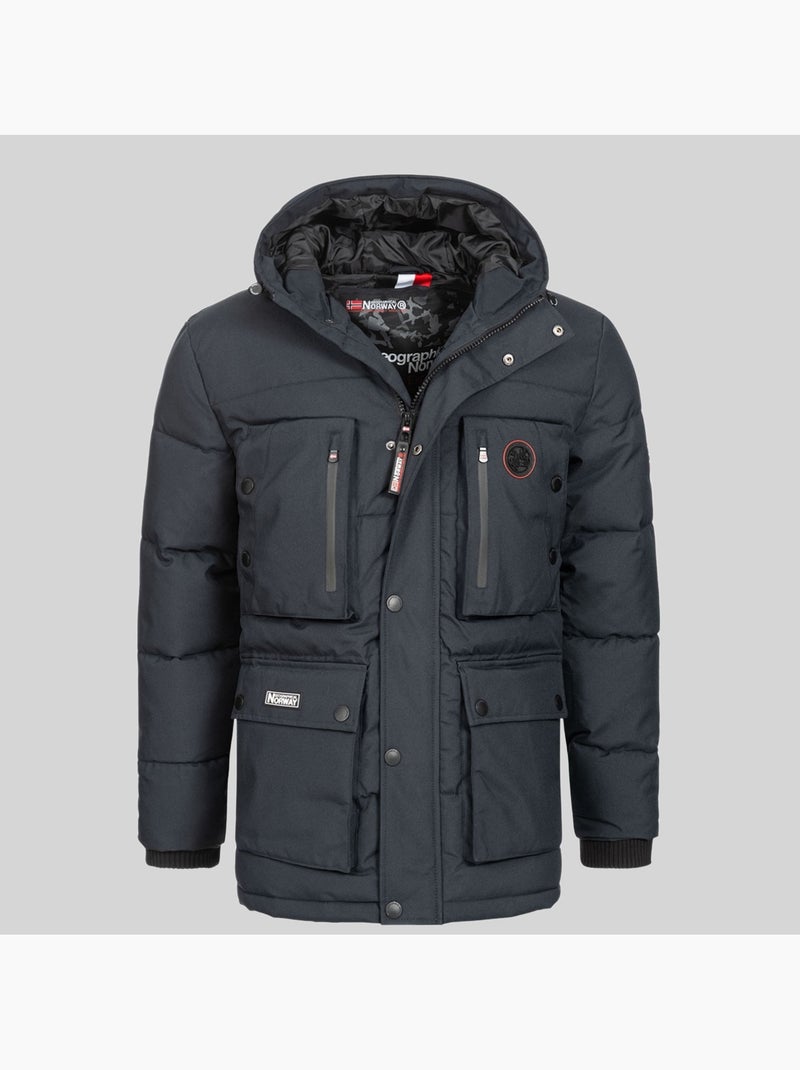 Parka com capuz albert – geographical norway Azul-marinho - Kiabi