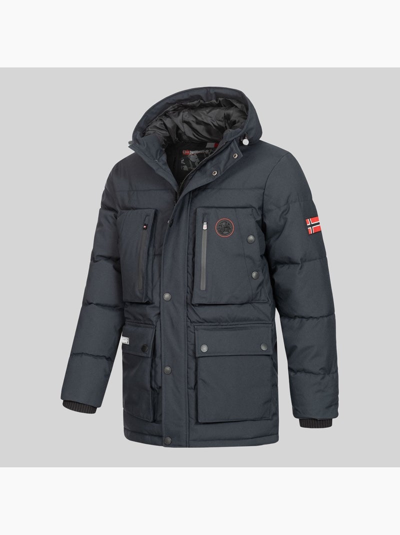 Parka com capuz albert – geographical norway Azul-marinho - Kiabi