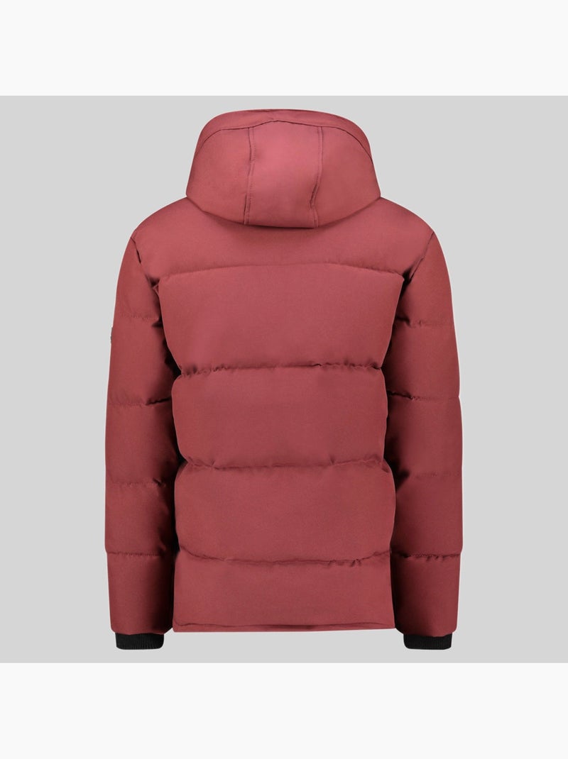 Parka com capuz albert – geographical norway Bordô - Kiabi