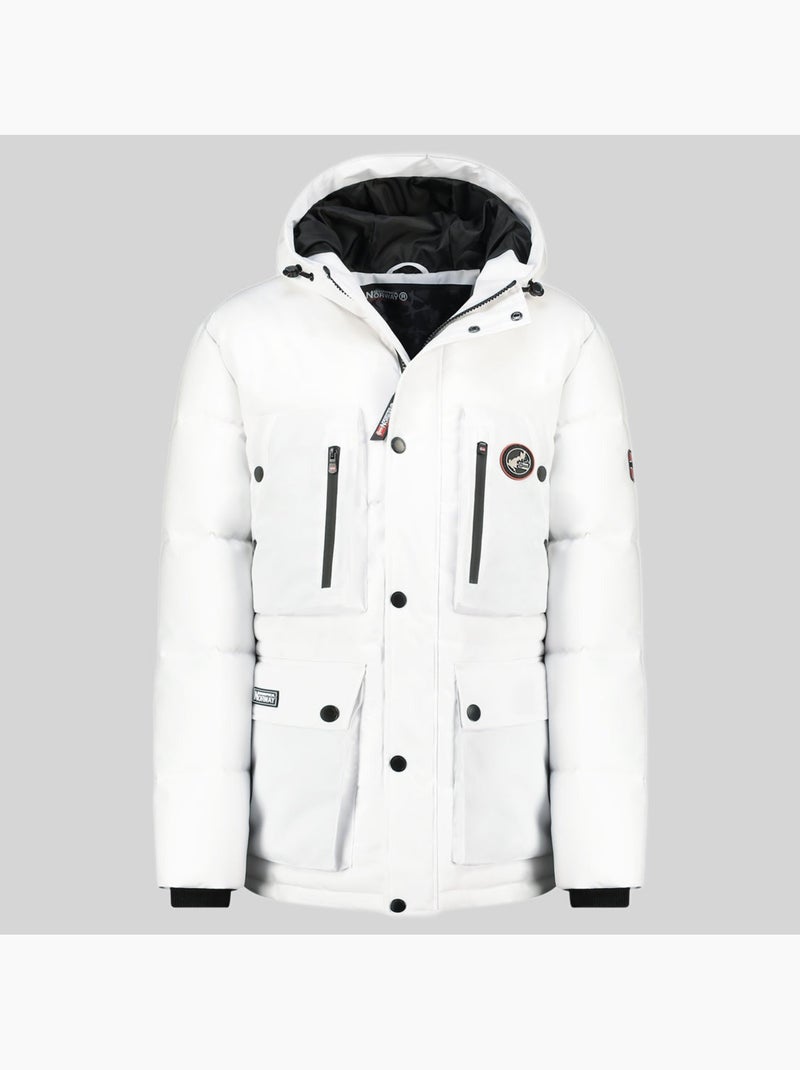 Parka com capuz albert – geographical norway Branco - Kiabi