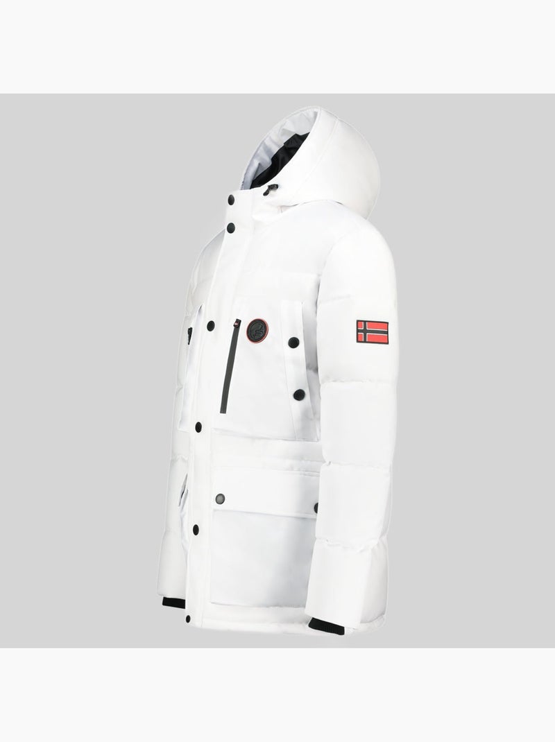 Parka com capuz albert – geographical norway Branco - Kiabi