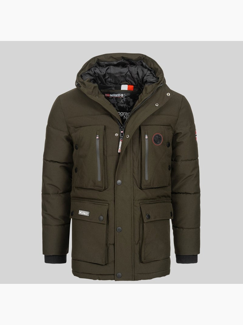 Parka com capuz albert – geographical norway Cáqui - Kiabi