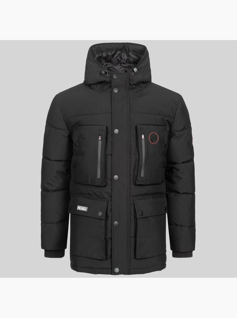 Parka com capuz albert – geographical norway Preto - Kiabi
