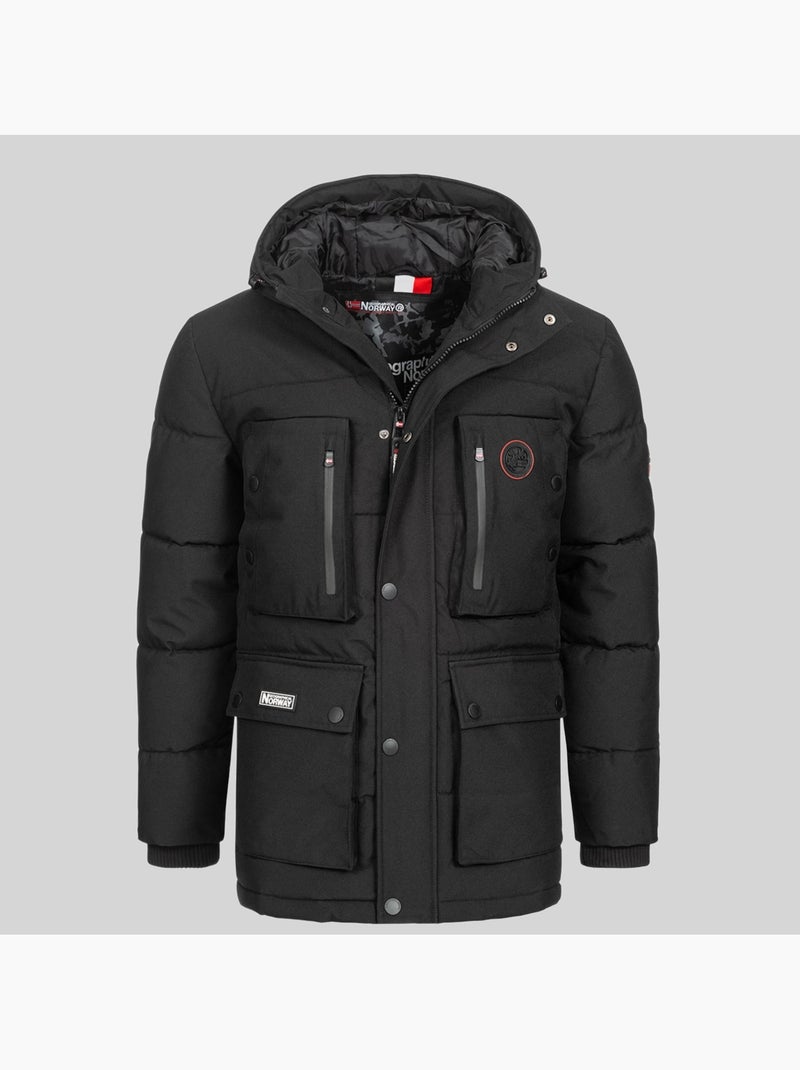 Parka com capuz albert – geographical norway Preto - Kiabi