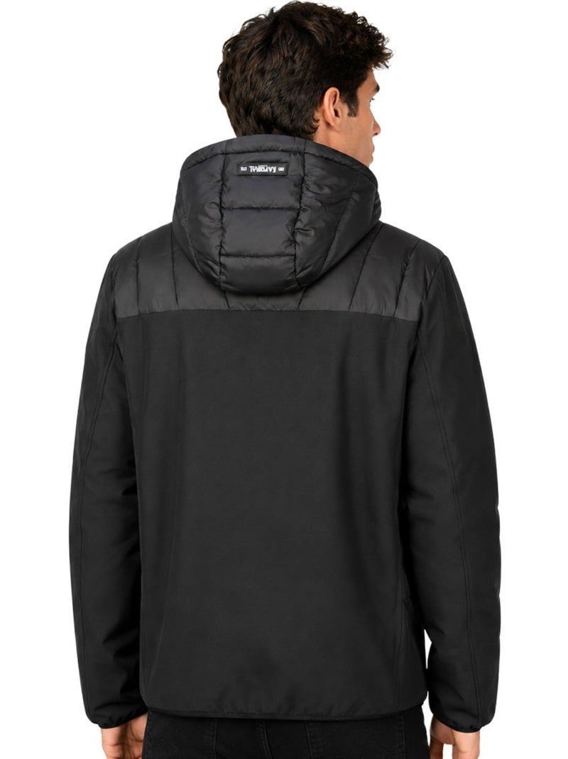 Parka com capuz arkanoral – kaporal Preto - Kiabi