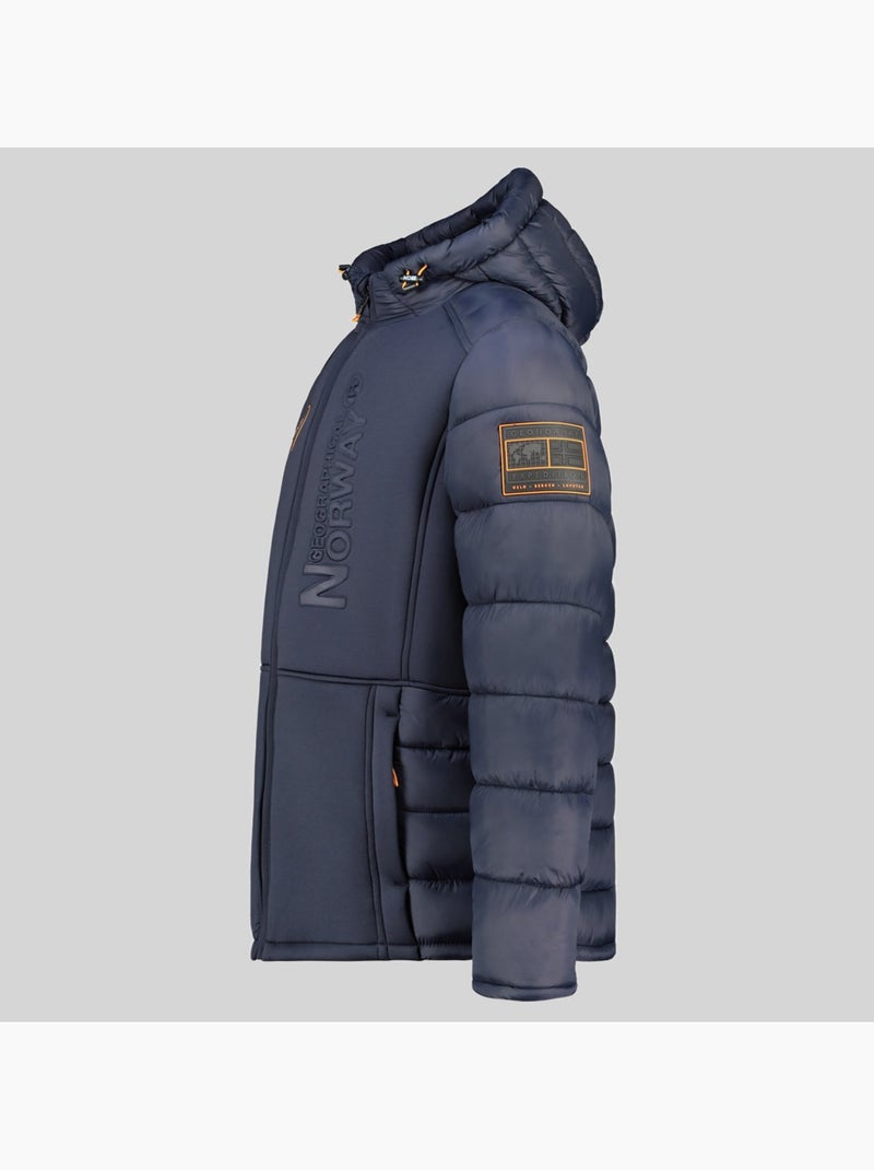 Parka com capuz bafare – geographical norway Azul-marinho - Kiabi