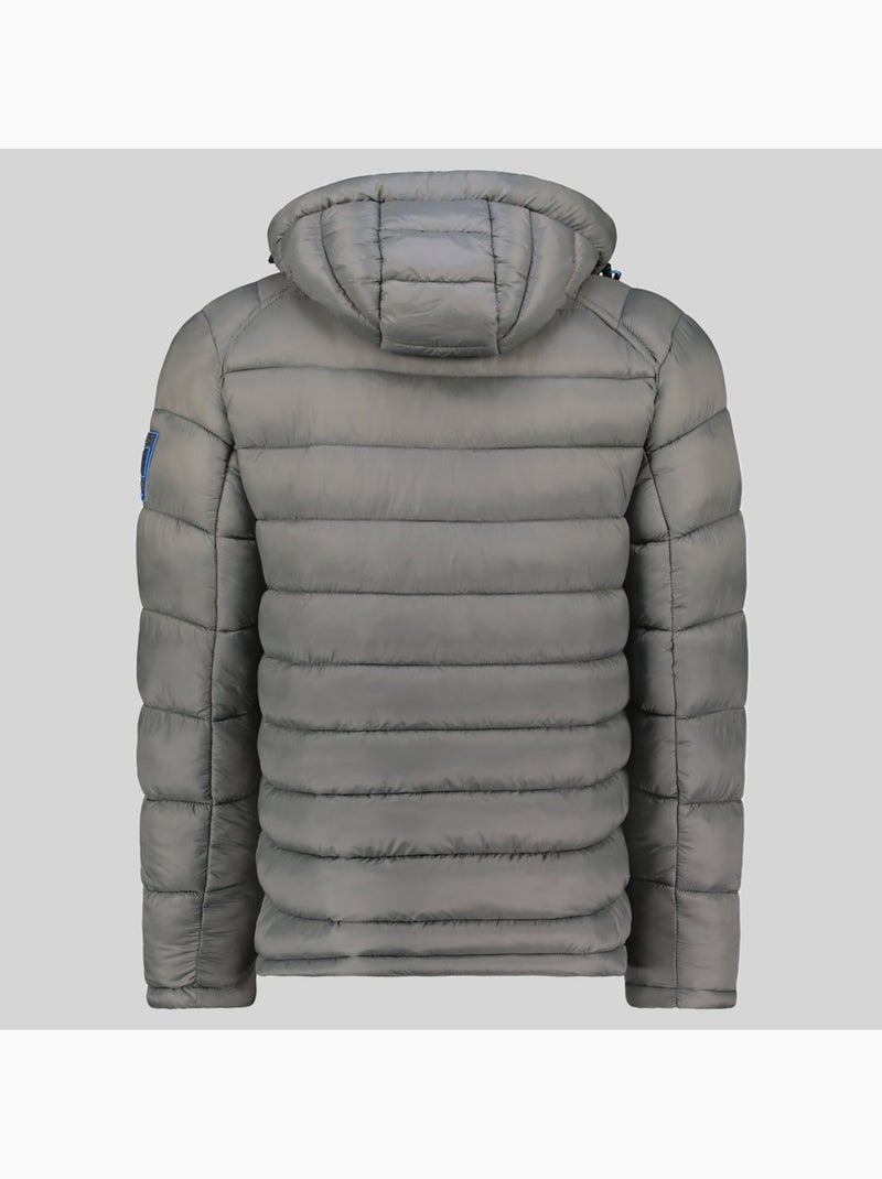 Parka com capuz bafare – geographical norway Cinza escuro - Kiabi
