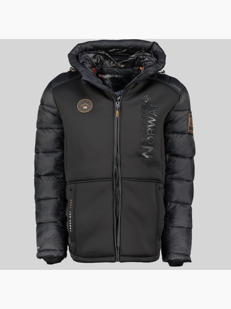 Parka com capuz bafare – geographical norway Preto - Kiabi