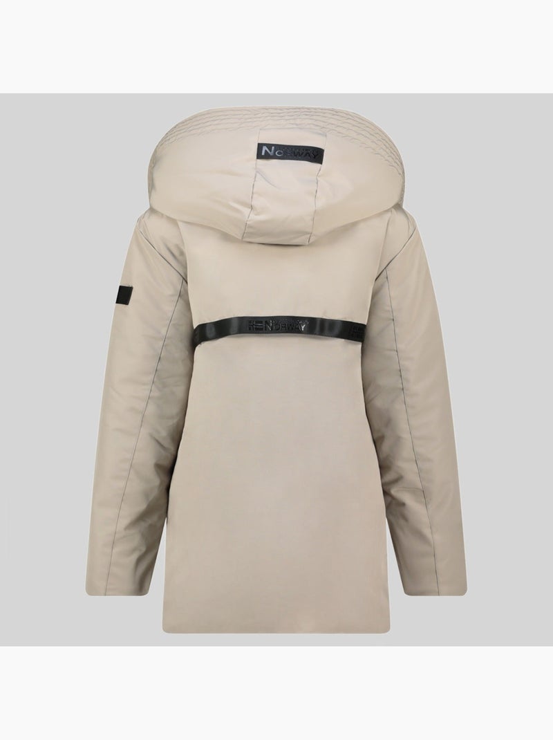 Parka com capuz bagage – geographical norway Bege - Kiabi