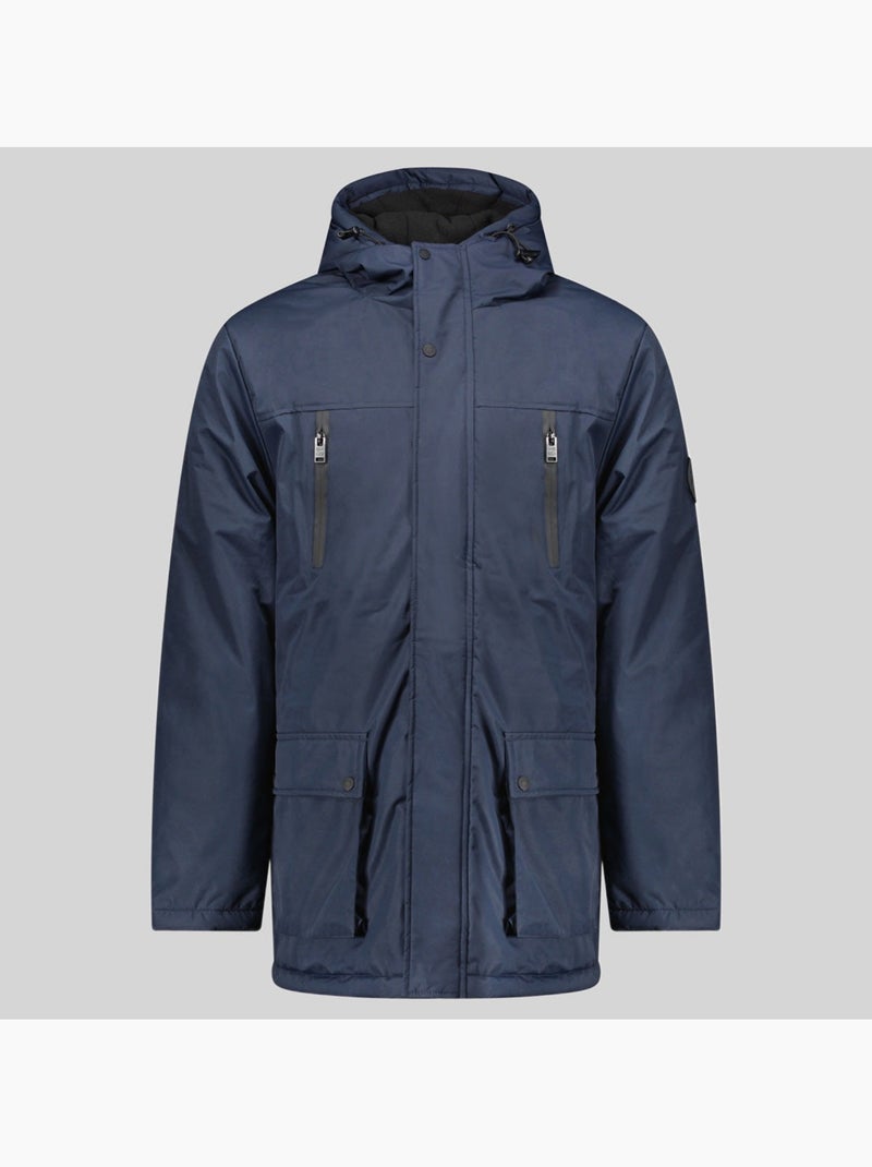 Parka com capuz baraka – geographical norway Azul-marinho - Kiabi