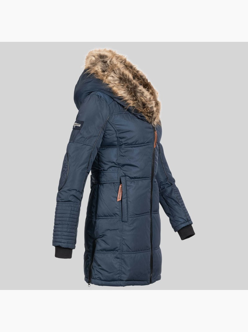 Parka com capuz beautiful – geographical norway Azul-marinho - Kiabi
