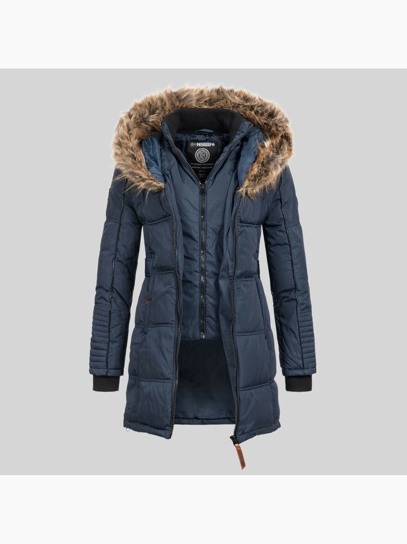 Parka com capuz beautiful – geographical norway Azul-marinho - Kiabi