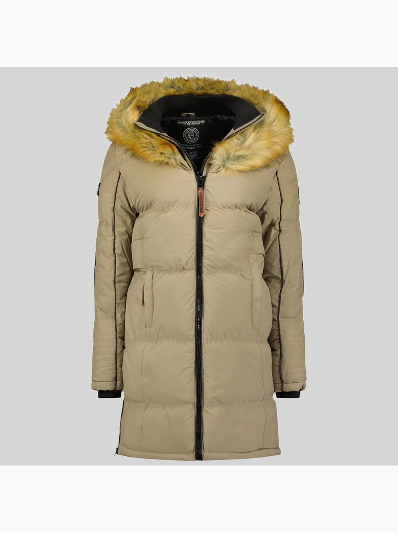 Parka com capuz beautiful – geographical norway Bege - Kiabi
