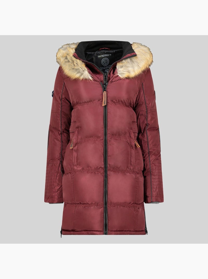 Parka com capuz beautiful – geographical norway Bordô - Kiabi