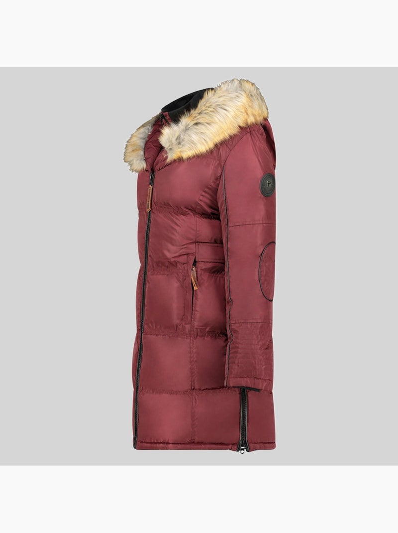 Parka com capuz beautiful – geographical norway Bordô - Kiabi