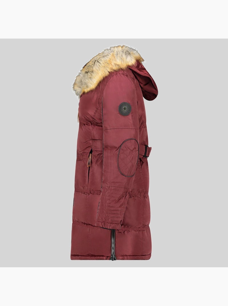 Parka com capuz beautiful – geographical norway Bordô - Kiabi