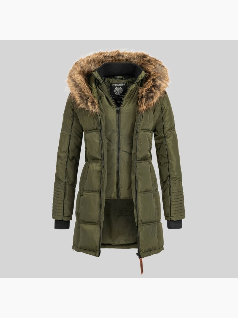 Parka com capuz beautiful – geographical norway Cáqui - Kiabi