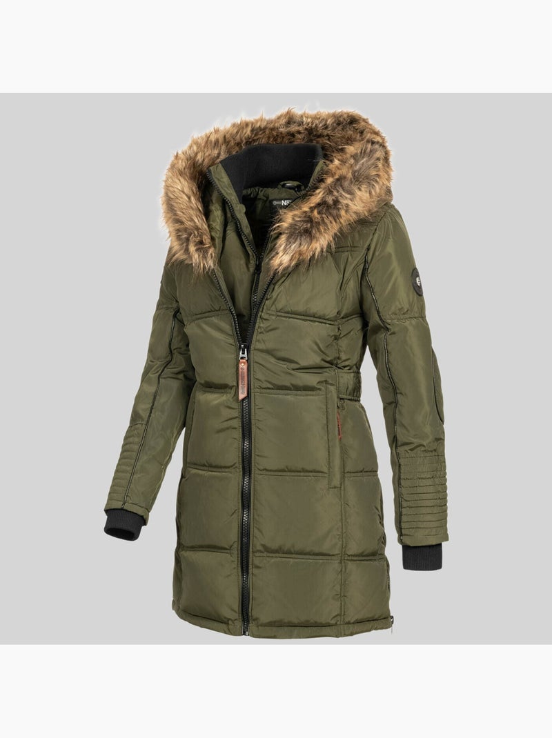 Parka com capuz beautiful – geographical norway Cáqui - Kiabi