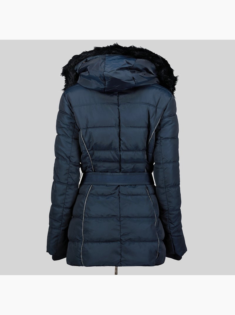 Parka com capuz becky – geographical norway Azul-marinho - Kiabi