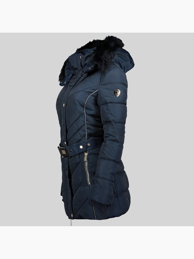 Parka com capuz becky – geographical norway Azul-marinho - Kiabi
