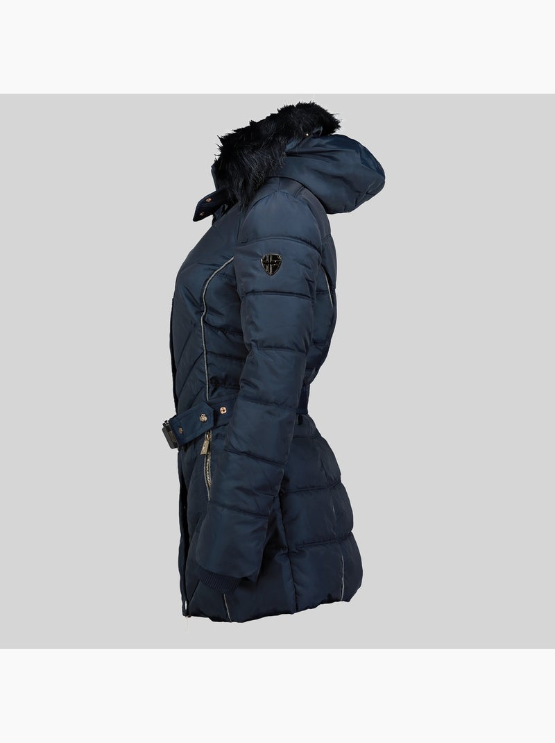 Parka com capuz becky – geographical norway Azul-marinho - Kiabi