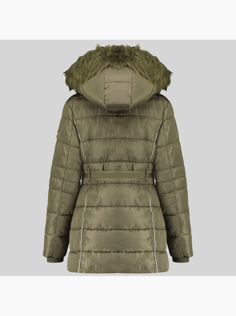 Parka com capuz becky – geographical norway Cáqui - Kiabi