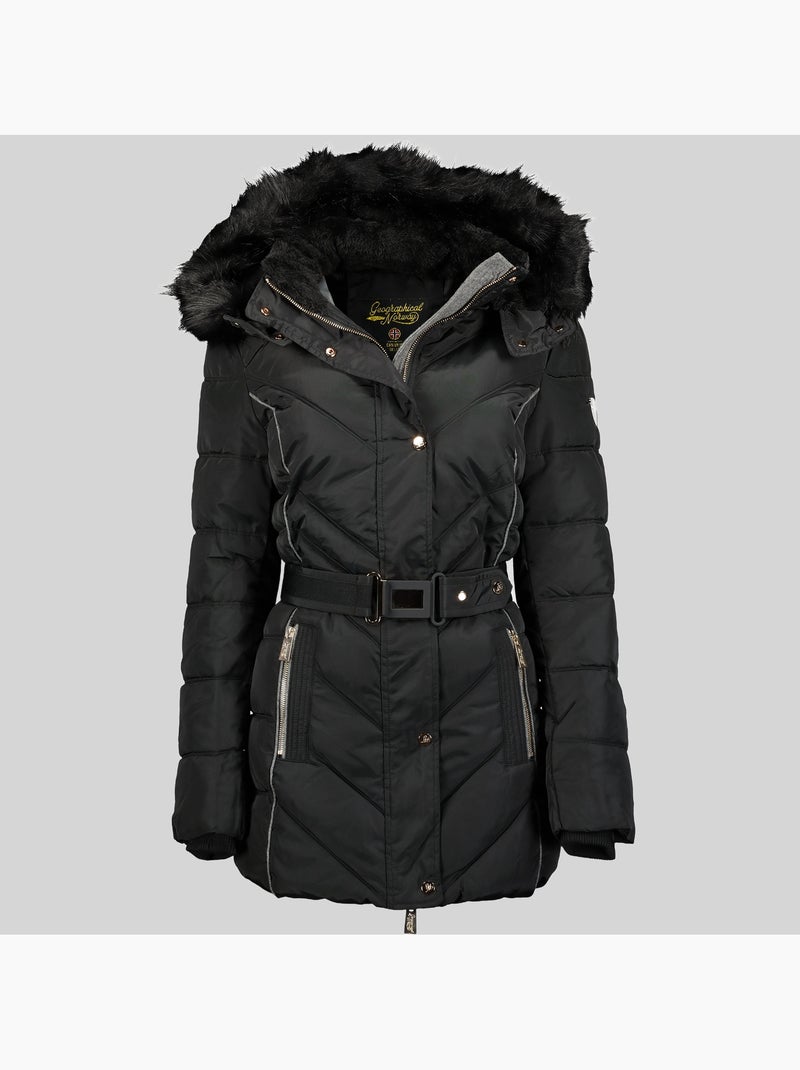 Parka com capuz becky – geographical norway Preto - Kiabi