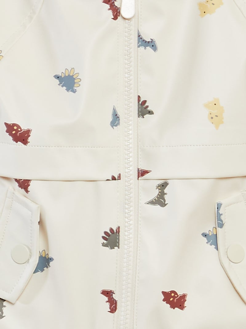 Parka com capuz BEGE - Kiabi