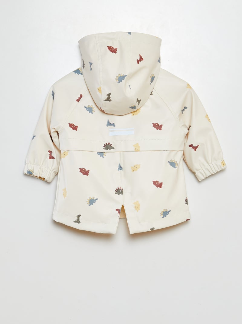 Parka com capuz BEGE - Kiabi