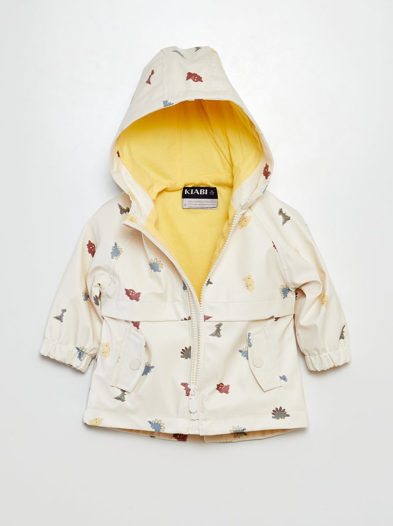 Parka com capuz BEGE - Kiabi