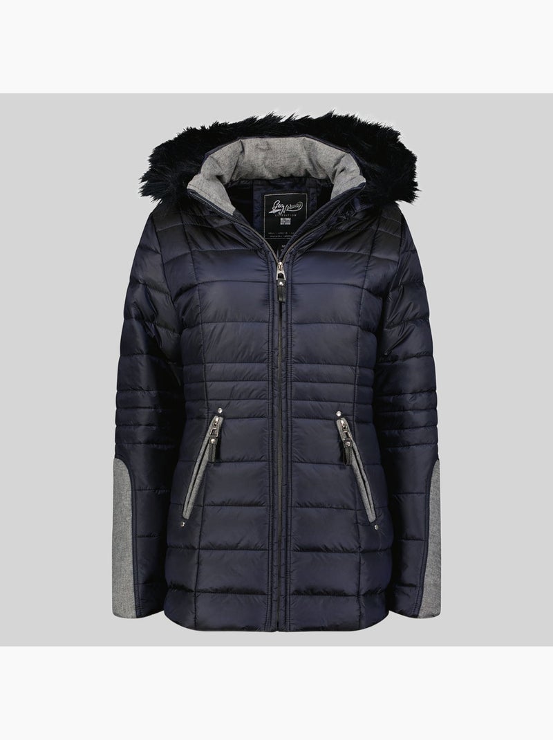 Parka com capuz belete – geographical norway Azul-marinho - Kiabi