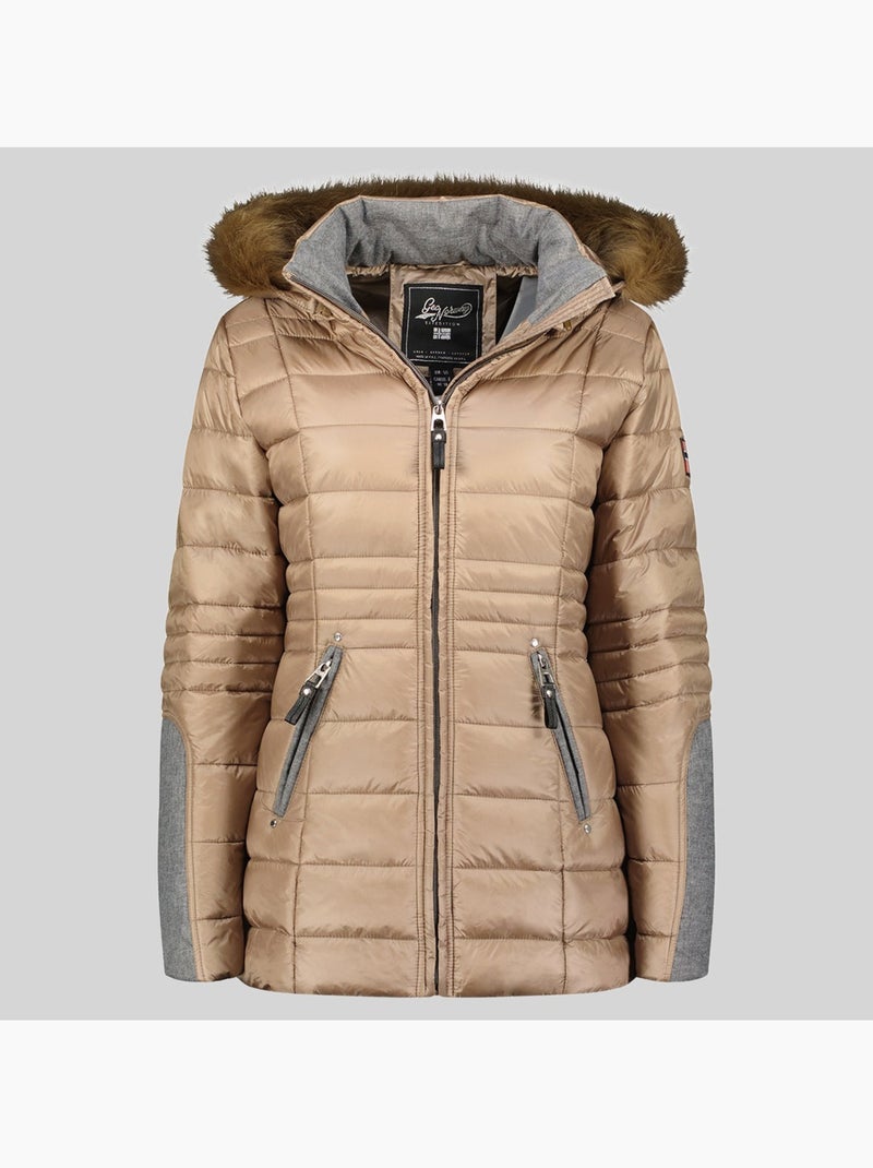 Parka com capuz belete – geographical norway Toupe - Kiabi