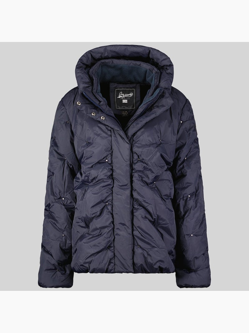 Parka com capuz berola – geographical norway Azul-marinho - Kiabi