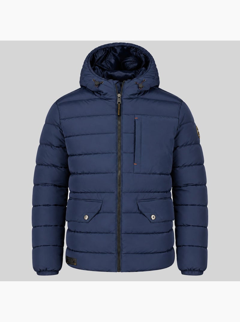 Parka com capuz bexquise – geographical norway Azul-marinho - Kiabi
