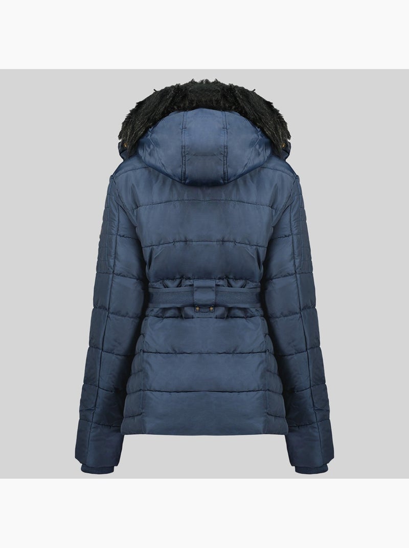 Parka com capuz blood – geographical norway Azul-marinho - Kiabi