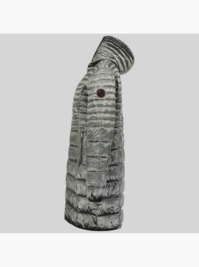 Parka com capuz bodet – geographical norway Cinza escuro - Kiabi