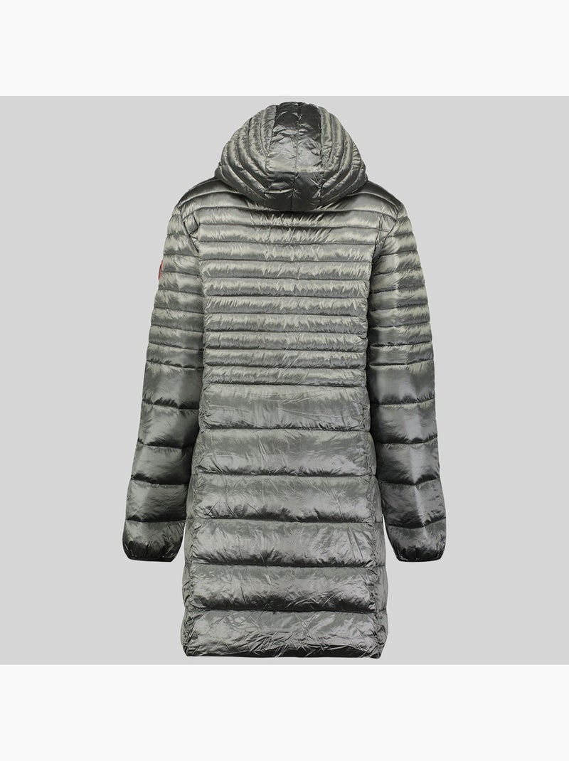 Parka com capuz bodet – geographical norway Cinza escuro - Kiabi