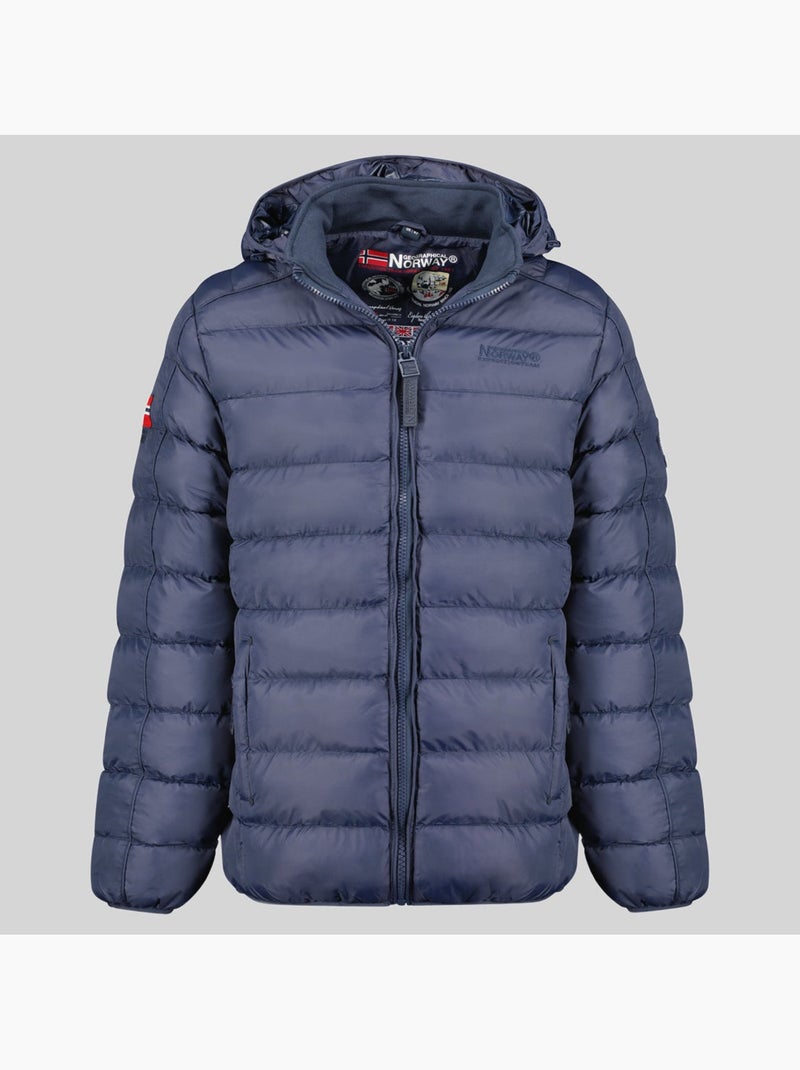 Parka com capuz bombe – geographical norway Azul-marinho - Kiabi