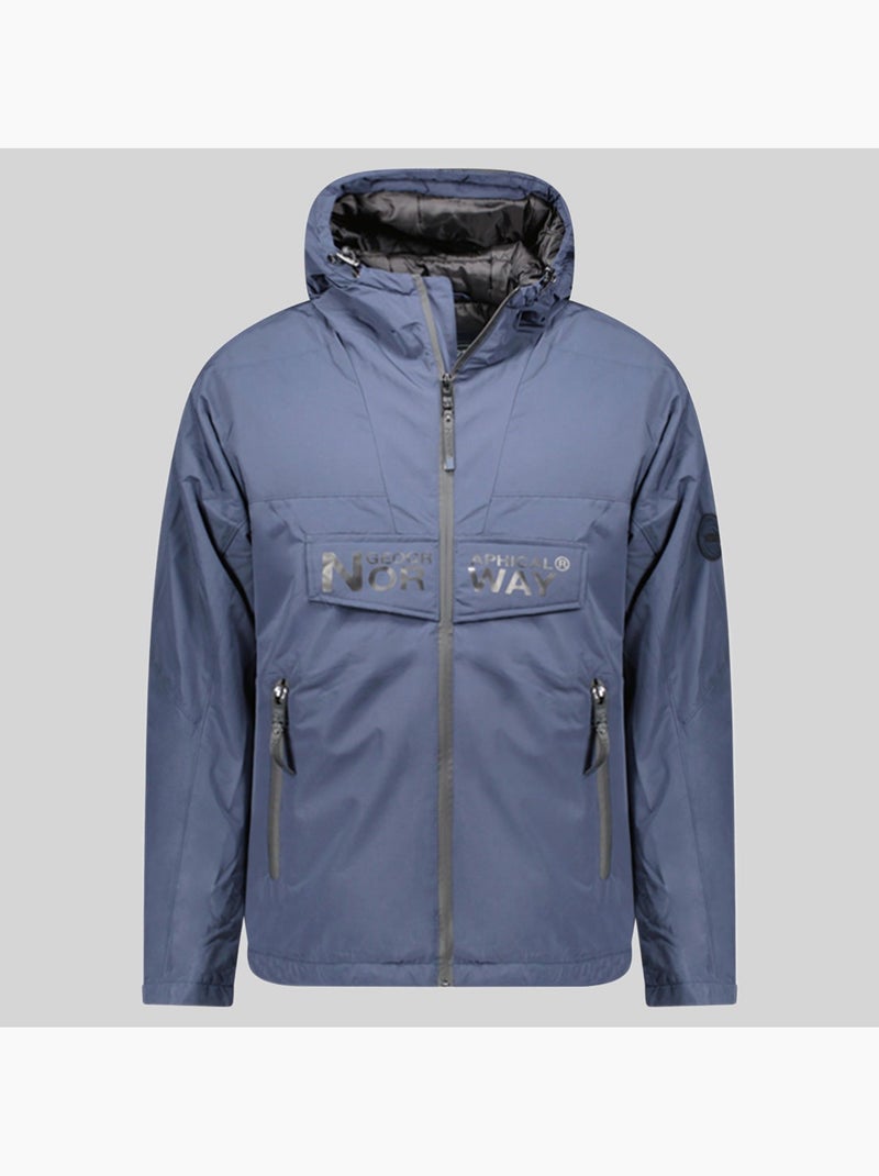 Parka com capuz buldozer – geographical norway Azul-marinho - Kiabi
