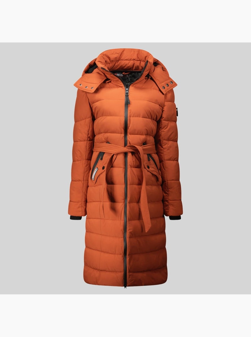 Parka com capuz cabima – geographical norway Terracota - Kiabi