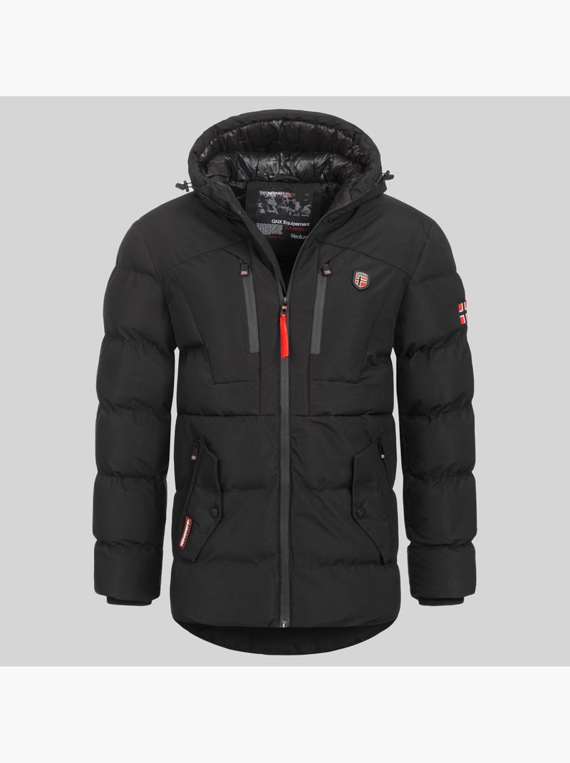 Parka com capuz cachot – geographical norway Preto - Kiabi