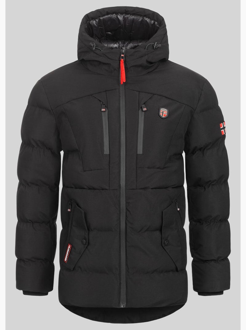 Parka com capuz cachot – geographical norway Preto - Kiabi
