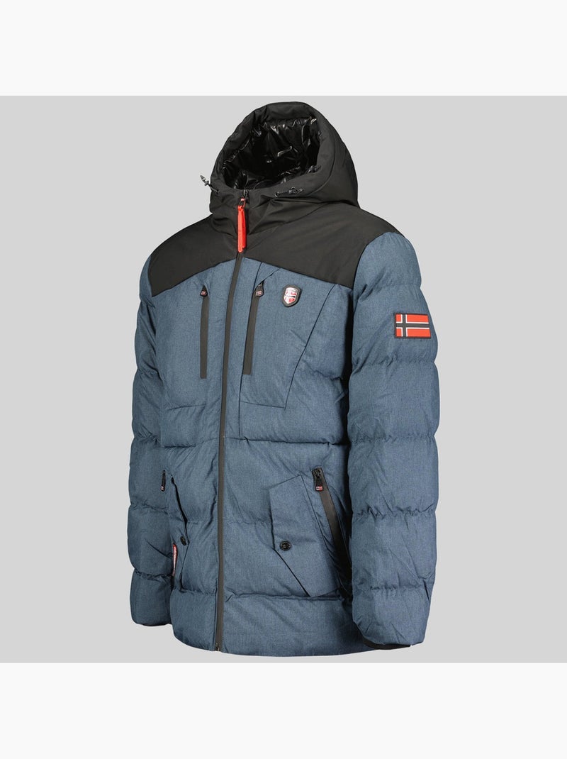 Parka com capuz cashblend – geographical norway Azul-marinho - Kiabi