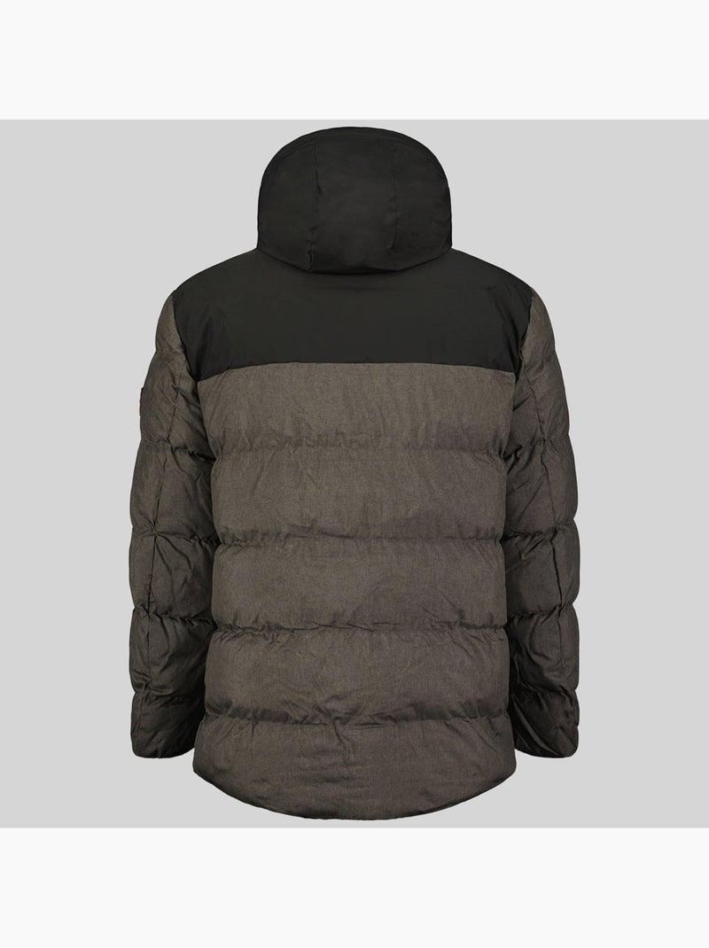 Parka com capuz cashblend – geographical norway Cinza escuro - Kiabi