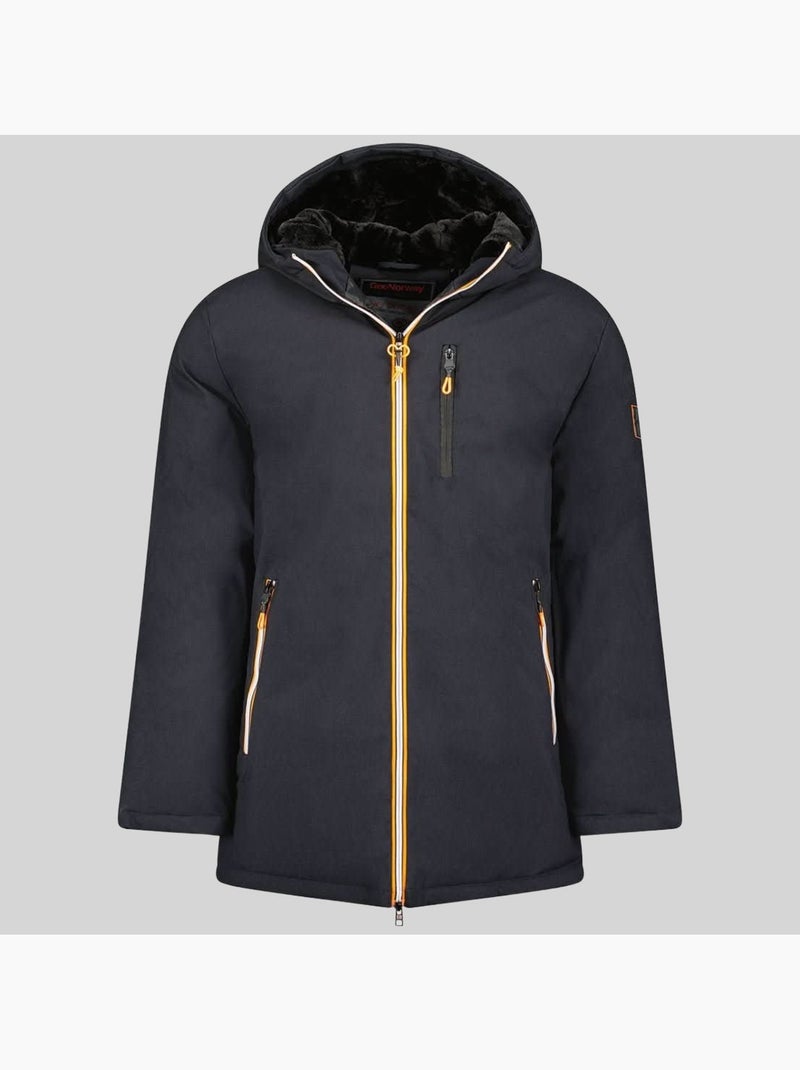 Parka com capuz cassim – geographical norway Azul-marinho - Kiabi