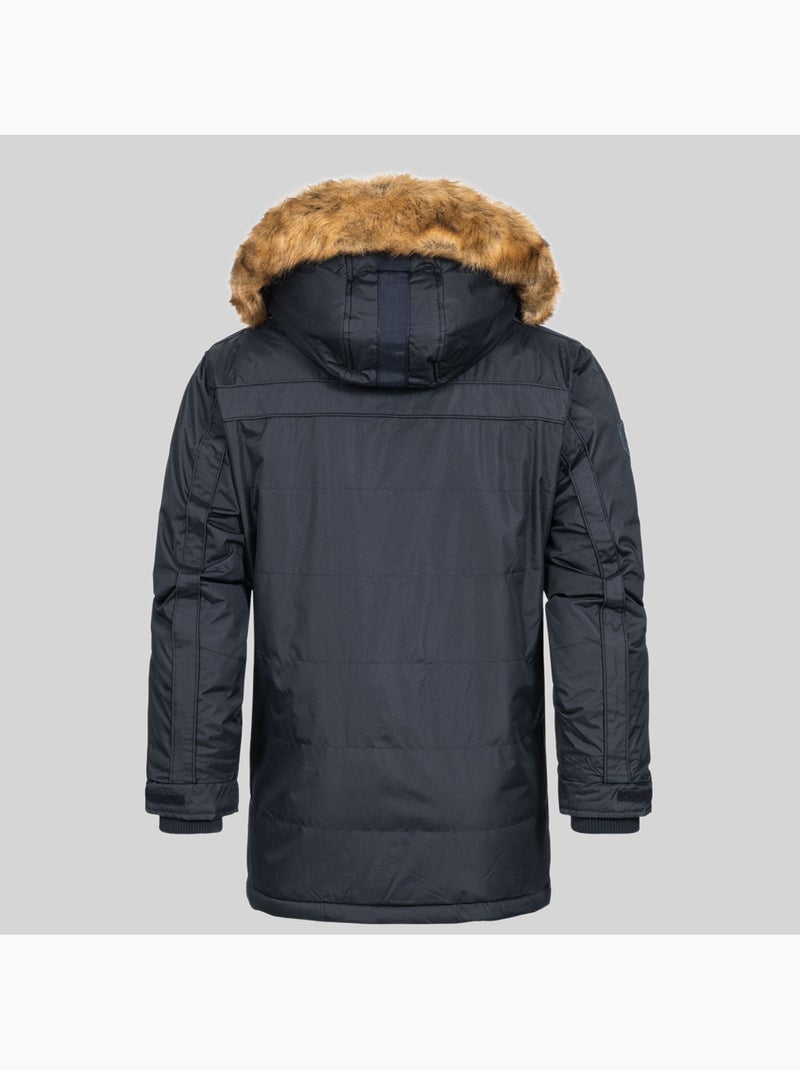 Parka com capuz chirac – geographical norway Azul-marinho - Kiabi