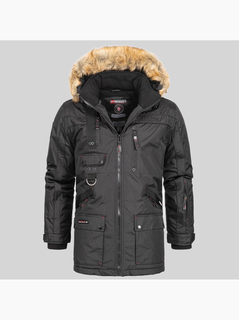 Parka com capuz chirac – geographical norway Preto - Kiabi
