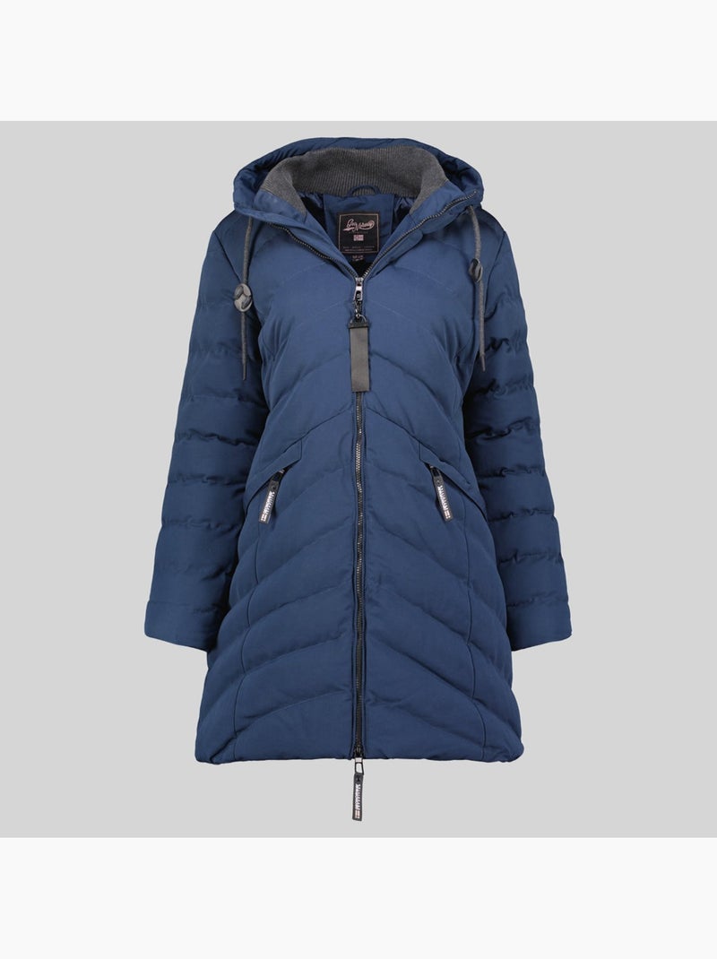 Parka com capuz clarisal – geographical norway Azul-marinho - Kiabi